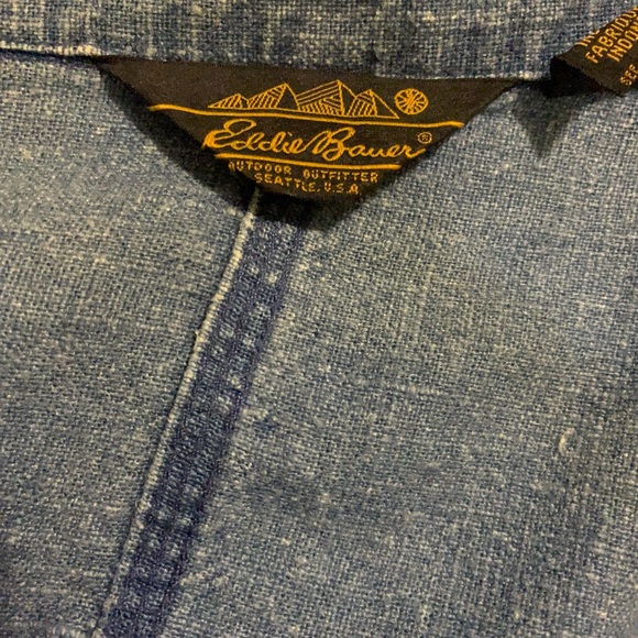 Eddie Bauer oversized denim jacket - Picture 2 of 2